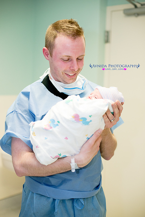 Birth Photography Summit New Jersey Dad with his little princess
