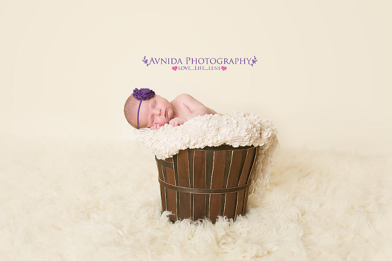 Coco lying sideways in Newborn Photography Somerville NJ