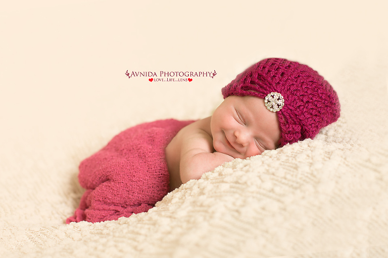 Coco with purple crown in Newborn Photography Somerville NJ