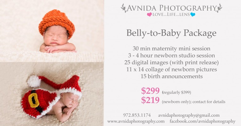 Belly to Baby Photography Special