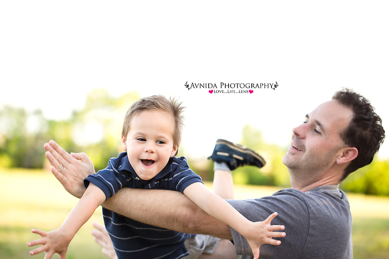 mommy and me photography session - daddy and baby boy
