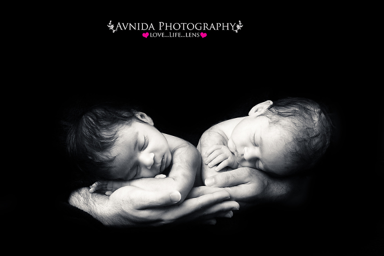 Newborn Photography Dallas - Sleeping Twins