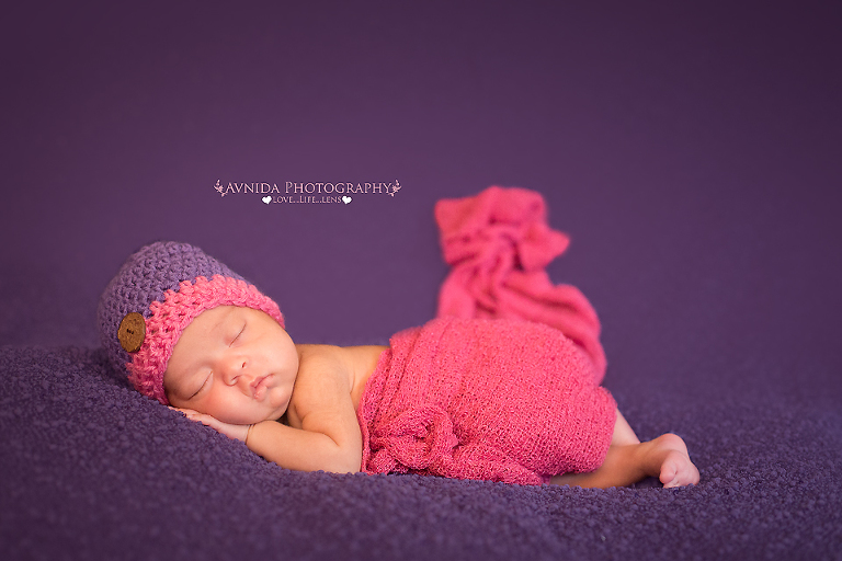 Newborn Photography Metuchen New Jersey - pretty in pink
