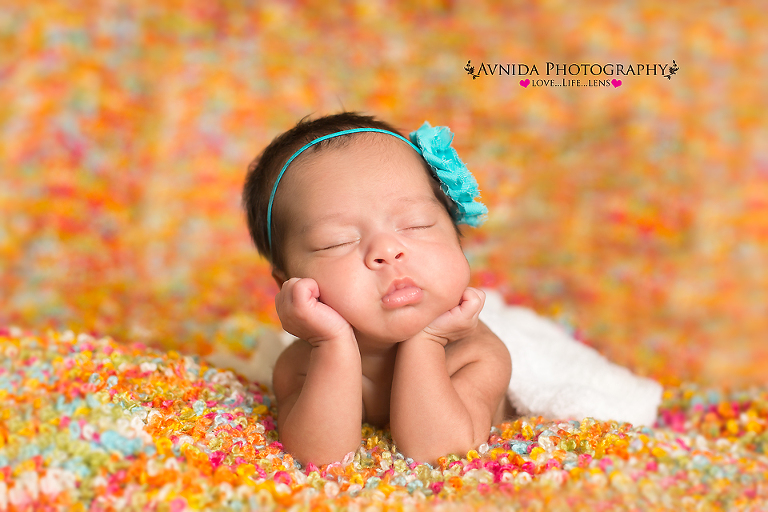 New Jersey Newborn Photography - baby thinking or dreaming or both?