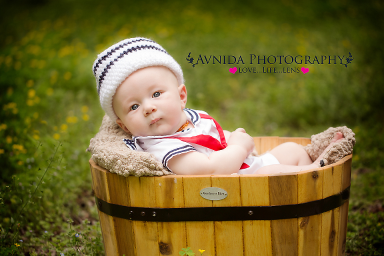 Sailor in his boat by Somerville NJ Baby Photographer Bridgewater