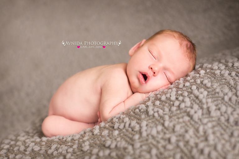 Caden sleeping peacefully for his Newborn Baby Photography Ramsey New Jersey session