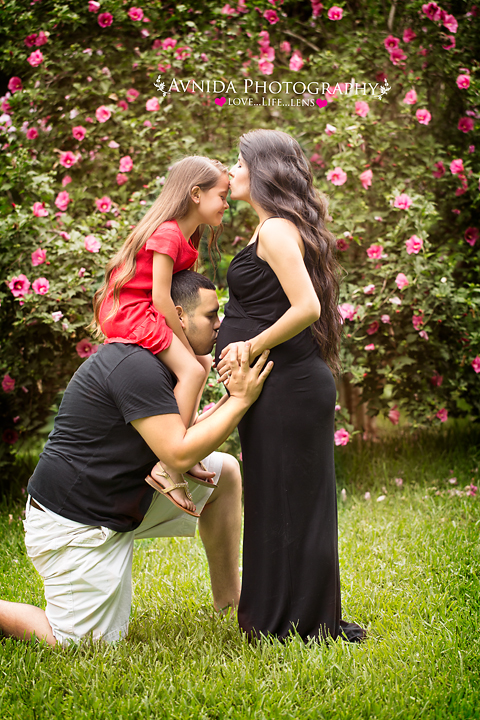 With Big Sis and Dad for maternity photography millburn new jersey