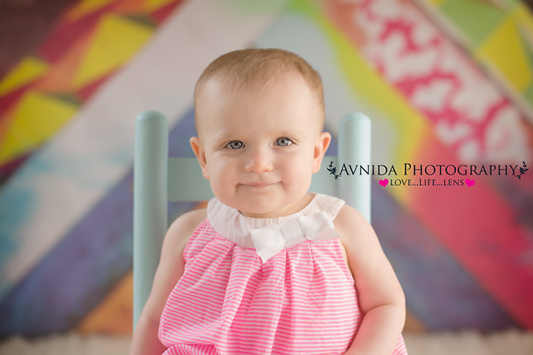 Baby with smile for her Baby Photography Northern NJ