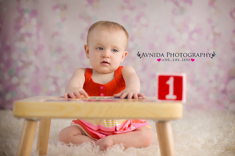 Baby playing with blocks  for her Baby Photography Northern NJ