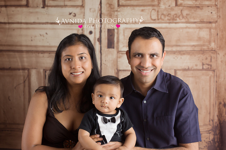 With parents by Baby Photographer Montgomery NJ