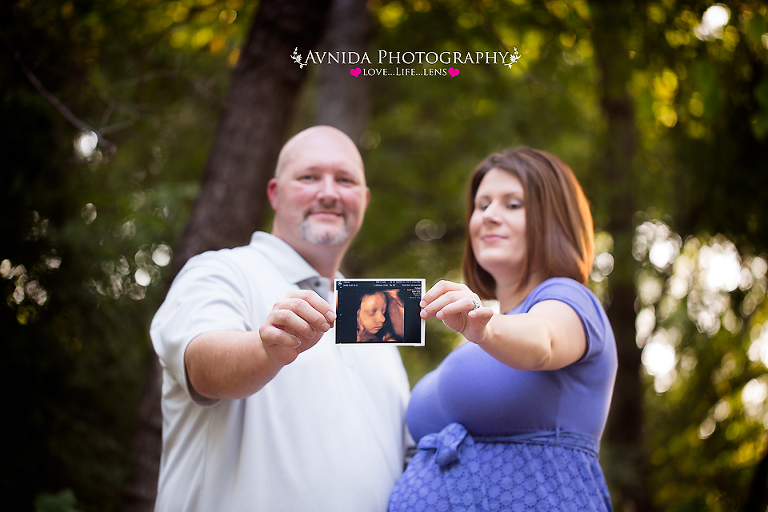Mike and Erin with the baby pictures Dallas TX Maternity Photography