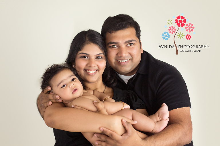 Dallas Baby Photography, Eshaan with mom and dad