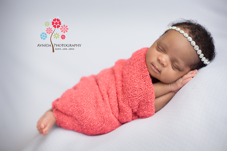 Pretty in pink for her Newborn Photography Edison NJ
