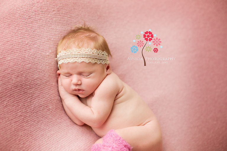 newborn baby photography dallas with a cute head band