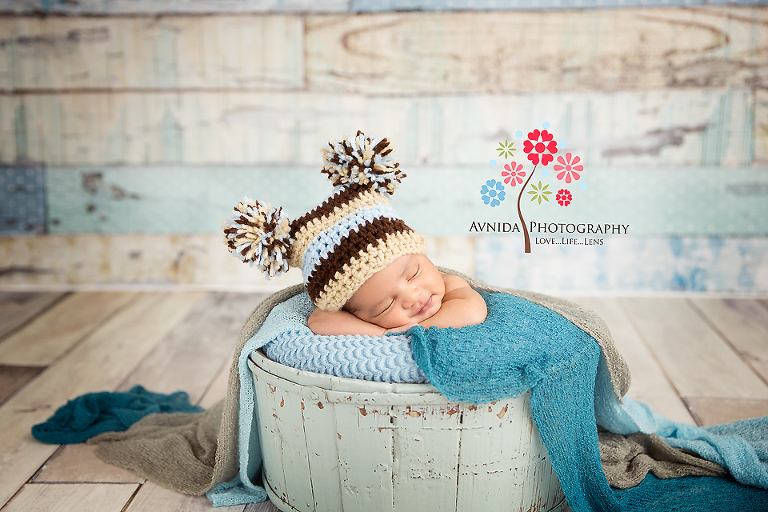 Bridgewater Newborn Photography NJ Baby in Blue