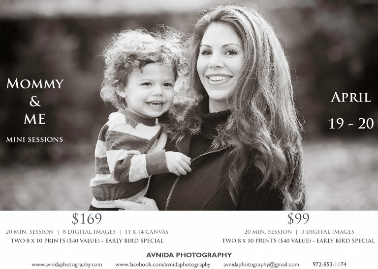 mommy and me mini photography mini special promotion