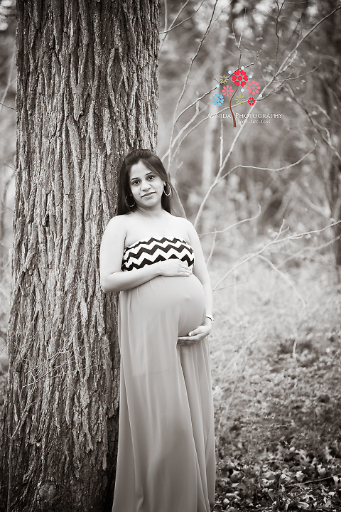 Trenton Maternity Photography Manville New Jersey Mom in Black and White