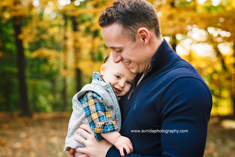 Fall Mini Sessions New Jersey - A Special Occassion for the whole family - Father and Son