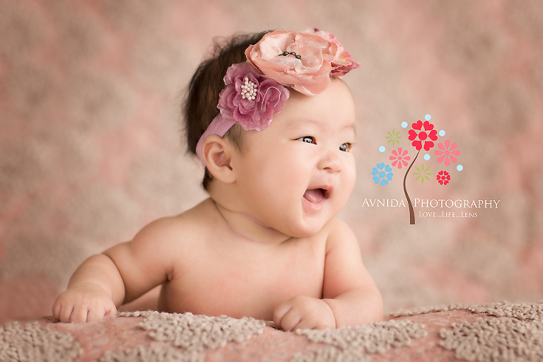 Warren 3-month Baby Photography Martinsville New Jersey - Mila looking beautiful
