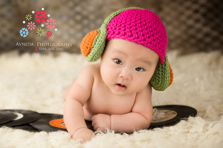 Warren 3-month Baby Photography Martinsville New Jersey - let's spin some records