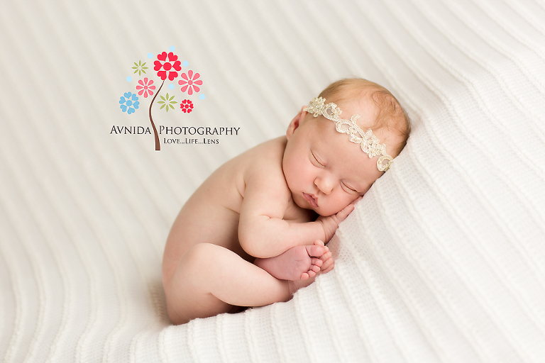 Newborn Photography Clinton New Jersey - surreal in white
