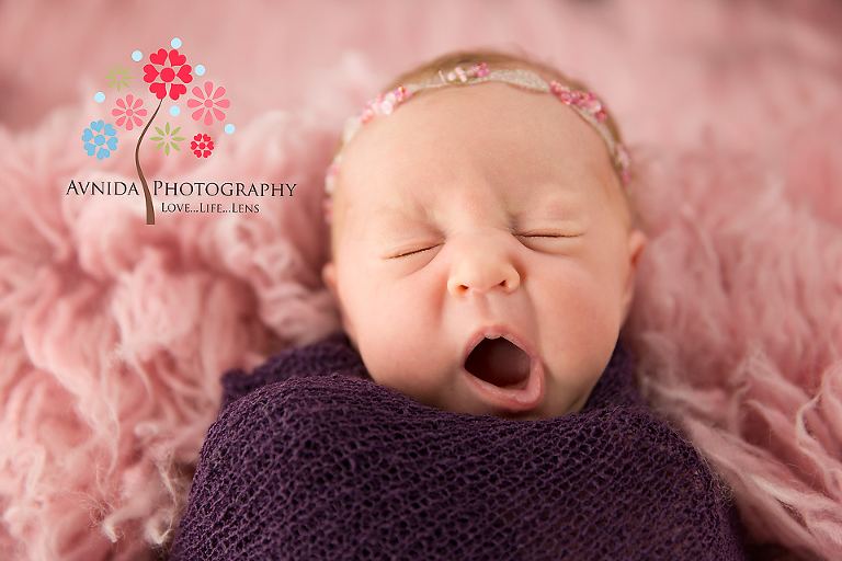 Newborn Photography Clinton New Jersey - cute even when she yawns