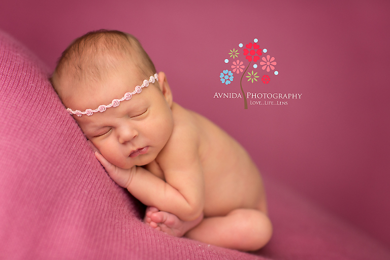 Bridgewater NJ Newborn Photographer: Baby Samantha, pretty in pink