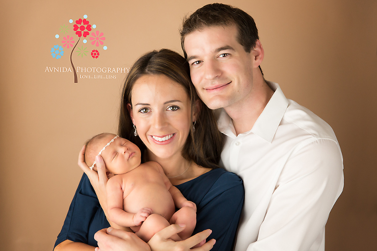 Bridgewater NJ Newborn Photographer: Baby Samantha, with mom and dad