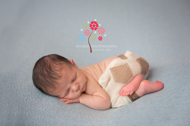 Newborn Photography Hoboken NJ wearing pants