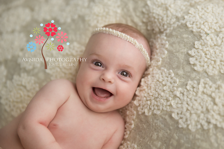 3 month baby pictures Chester NJ smiling
