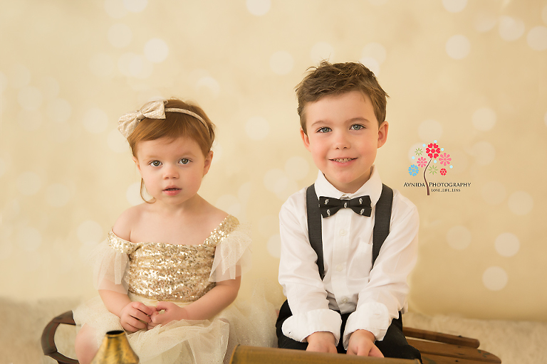 The perfect siblings - Holiday Family Pictures Alpine NJ