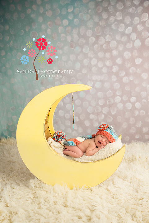 Newborn Photography Millburn NJ; on top of the moon