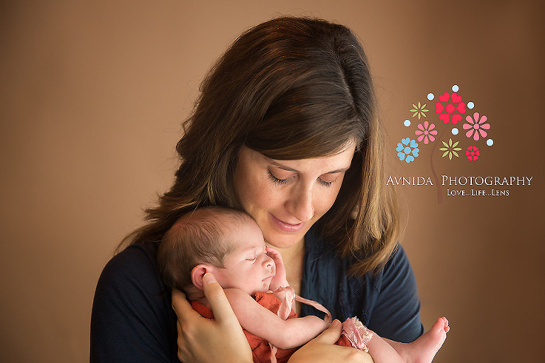 Baby Nora with mom-Belleville NJ newborn photographer