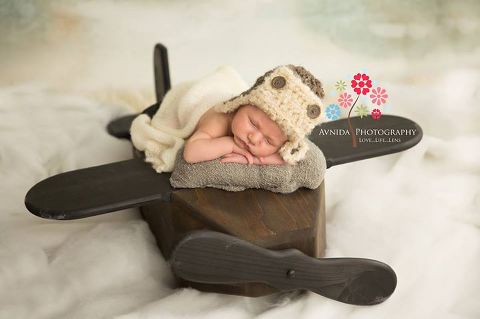 New Jersey Newborn Photographer-In the airplane