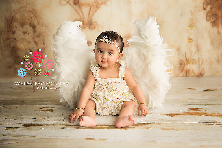 Millburn NJ baby photographer - Angel and a Princess - Try beating that