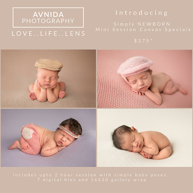 Newborn Photography NJ Specials Canvas by Avnida Photography