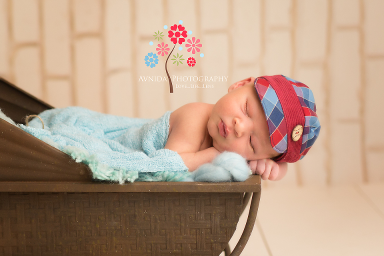 Newborn Photographer Princeton NJ - sleeping peacefully in the stroller