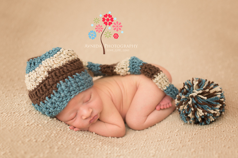 Newborn Photographer Princeton NJ - what a cap - right?