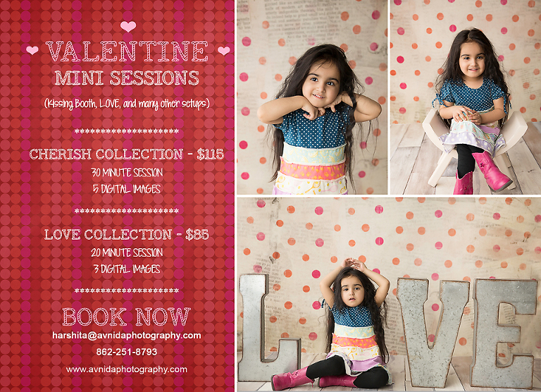 Valentine Photography Mini Sessions New Jersey