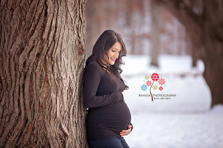 Maternity Photography New Vernon NJ - Completely in love with her little one