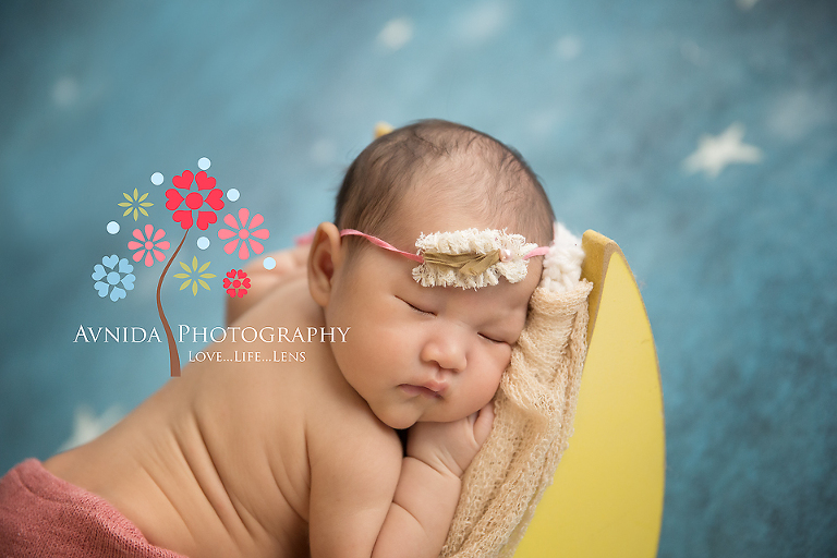 Newborn Photography Bergen County NJ - As the boat rocked under the moon - it was the perfect lullaby