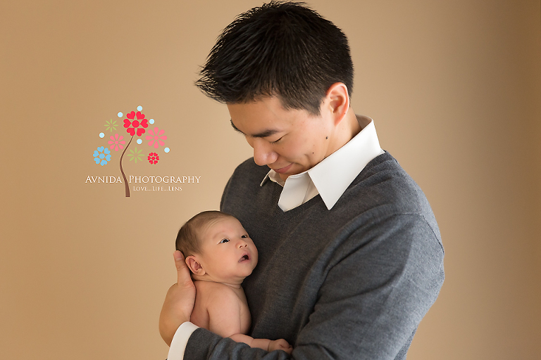 Newborn Photography Bergen County NJ - I love you daddy - hold me tight forever
