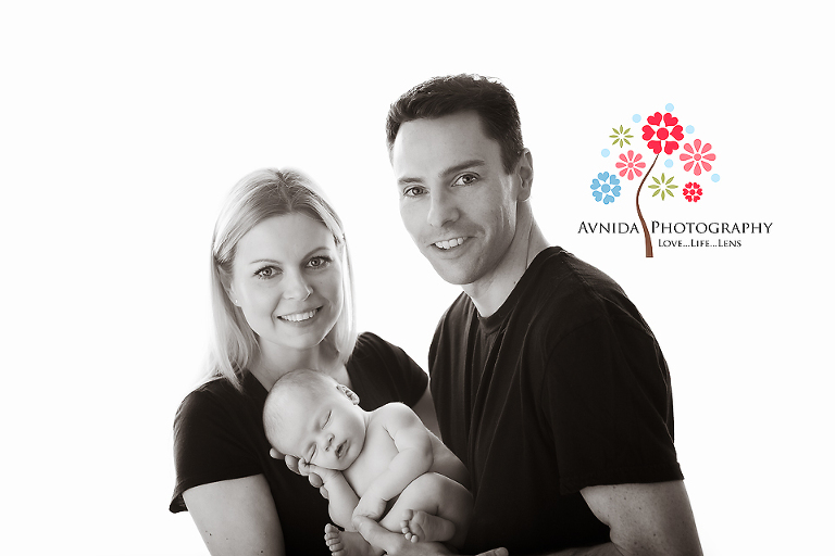 Newborn Photography Berkeley Heights NJ - With Mommy and Daddy