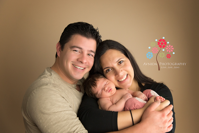 Newborn Photographer Whippany NJ - Smiles all around - the perfect pose