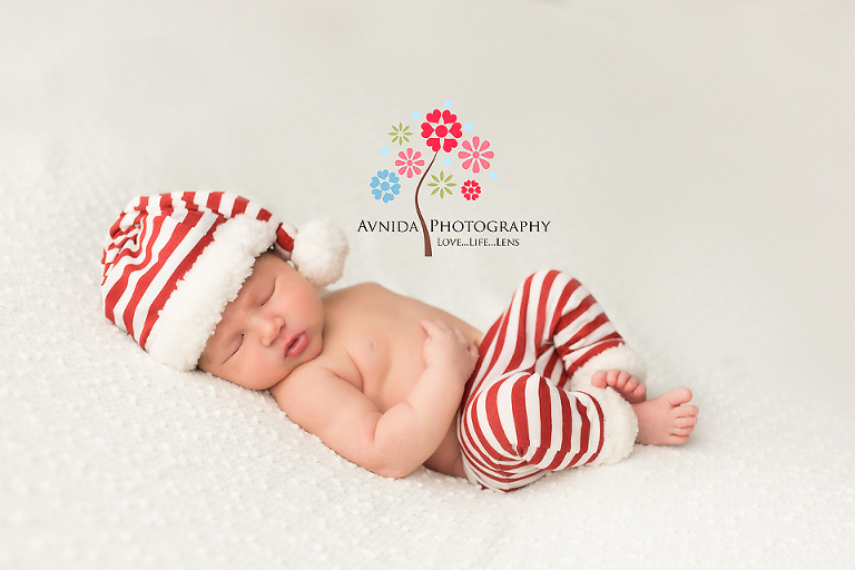 Newborn Photography Whippany NJ - It may not be Christmas anymore but a baby this cute makes you wish it was