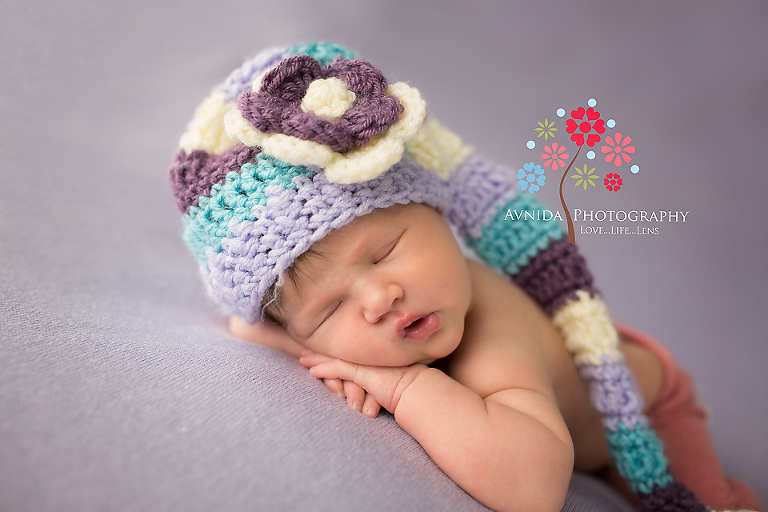 Newborn Photography Whippany NJ - Love the colors in this one