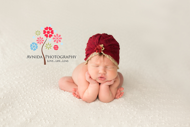 Newborn Photography Whippany NJ - The princess in her shabby chic fashion style
