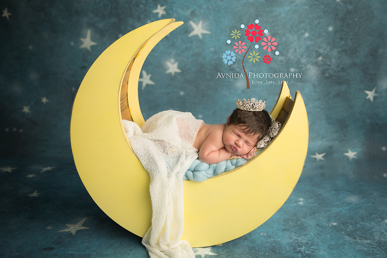Newborn Photography Whippany NJ - Under the moon and stars