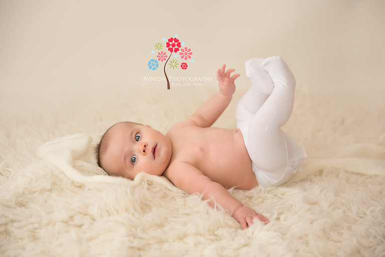 6 month Baby Photography New Vernon NJ - Next time you will see me in the Olympics