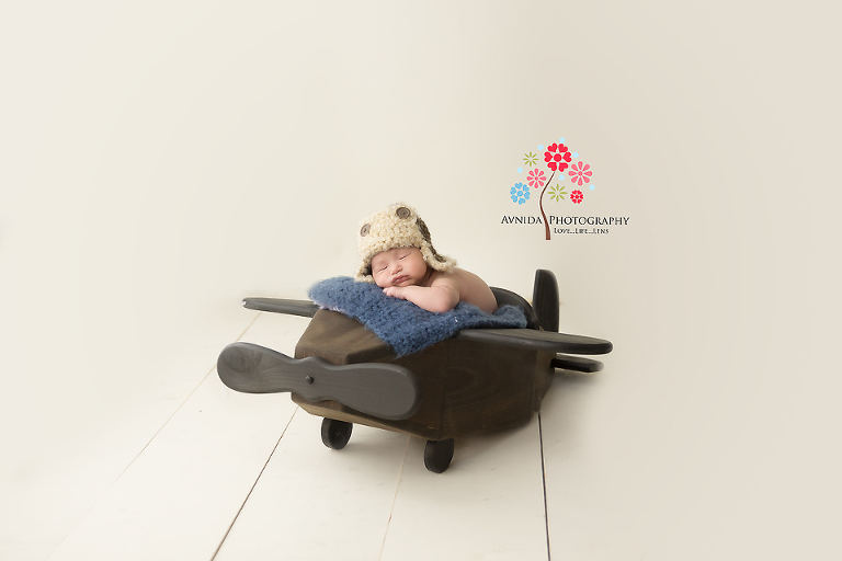 Boonton Newborn Photography Montville NJ - Taking a little nap before my next flight